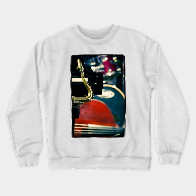 Jazz Quartet Crewneck Sweatshirt by cinema4design